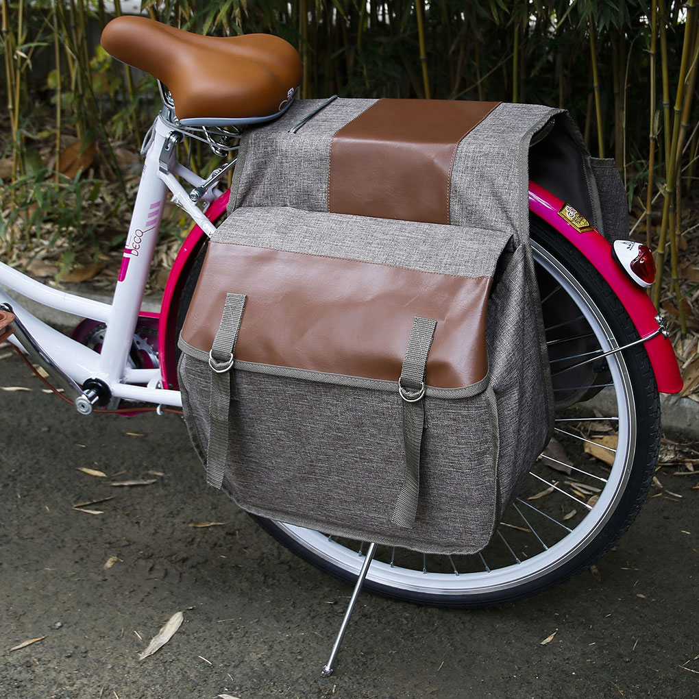 30L Rear Rack Bag Bike Canvas  - Panniers Waterproof Rear ulasan dan harga