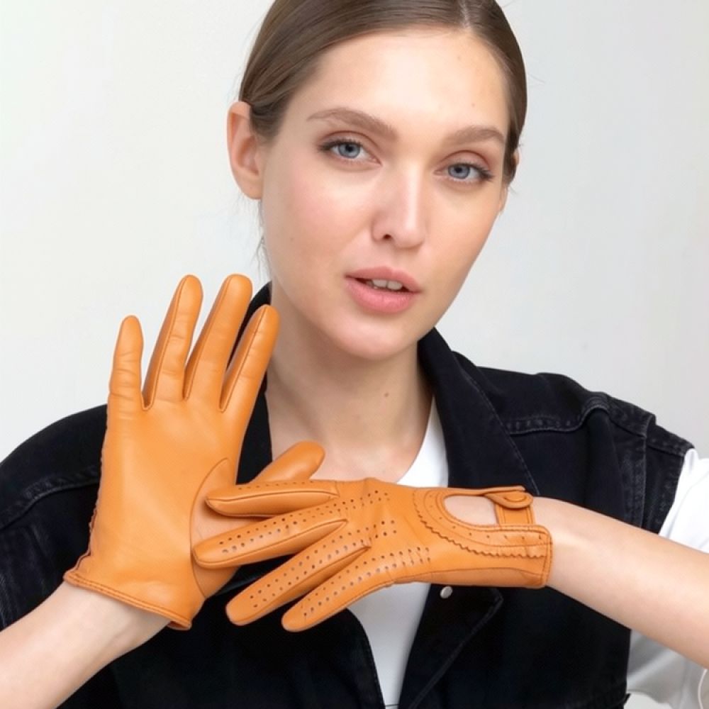 Stylish Womens Leather Gloves  - Cycling Commute Essentials ulasan dan harga