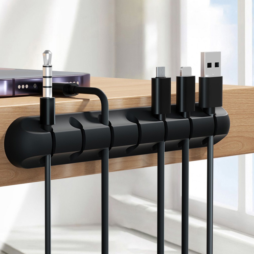 New Black Cable Organizer Flex - Cable Lock Flexible ulasan dan harga