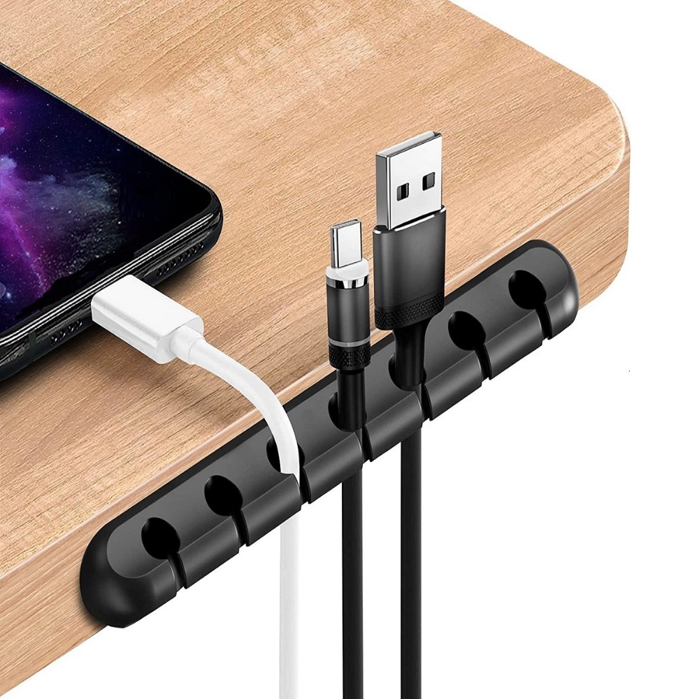 New Black Cable Organizer Flex - Cable Lock Flexible ulasan dan harga
