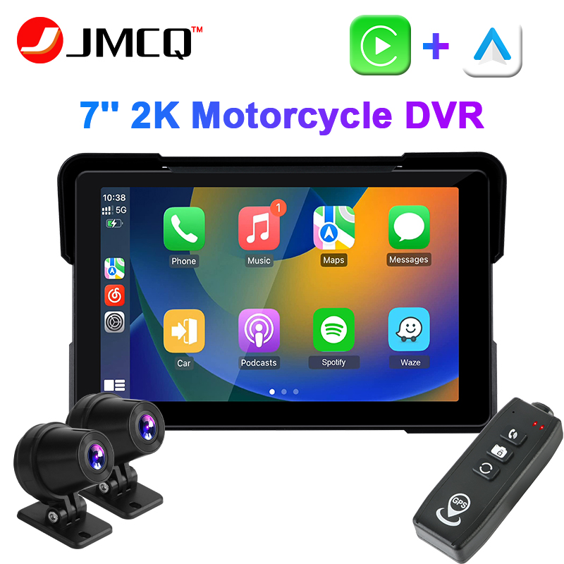JMCQ 7inch 2K Motorcycle DVR I - Cycling To Work ulasan dan harga